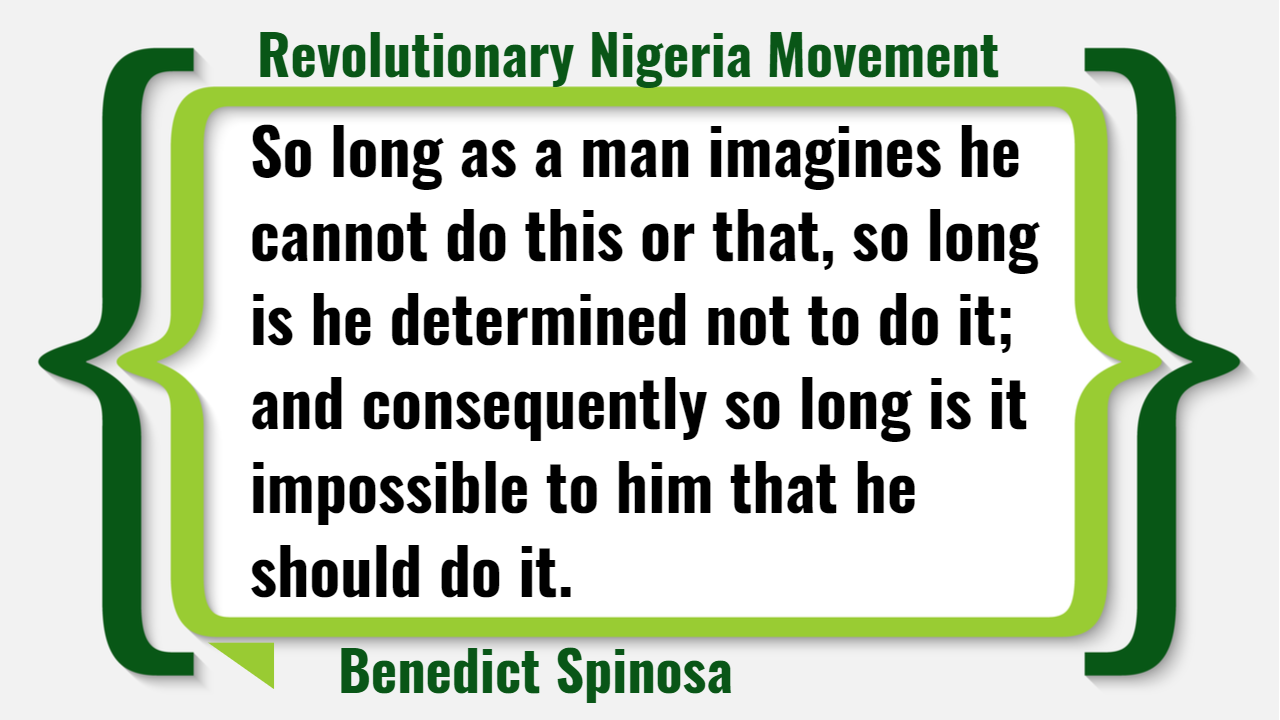 Benedict Spinosa quote on action